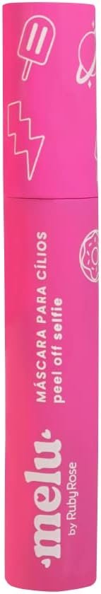 MÁSCARA PARA CÍLIOS PEEL OFF MELU RR515 SELFIE RUBYROSE
