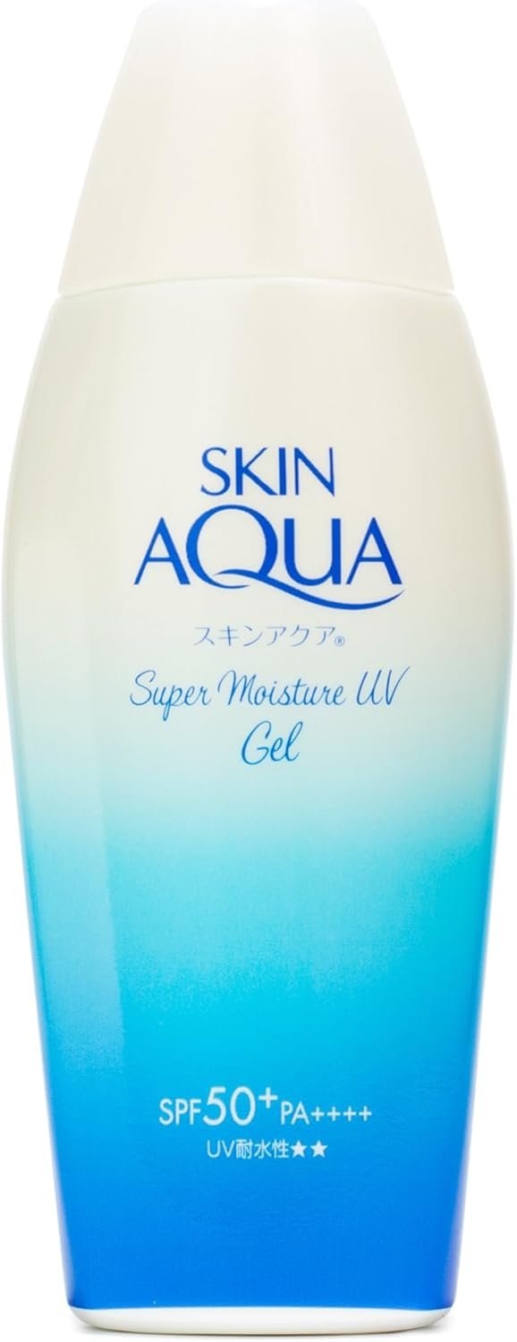 SKIN AQUA® Protetor Solar Facial UV SUPER MOISTURE GEL - FPS50 proteção UVA e UVB 110g