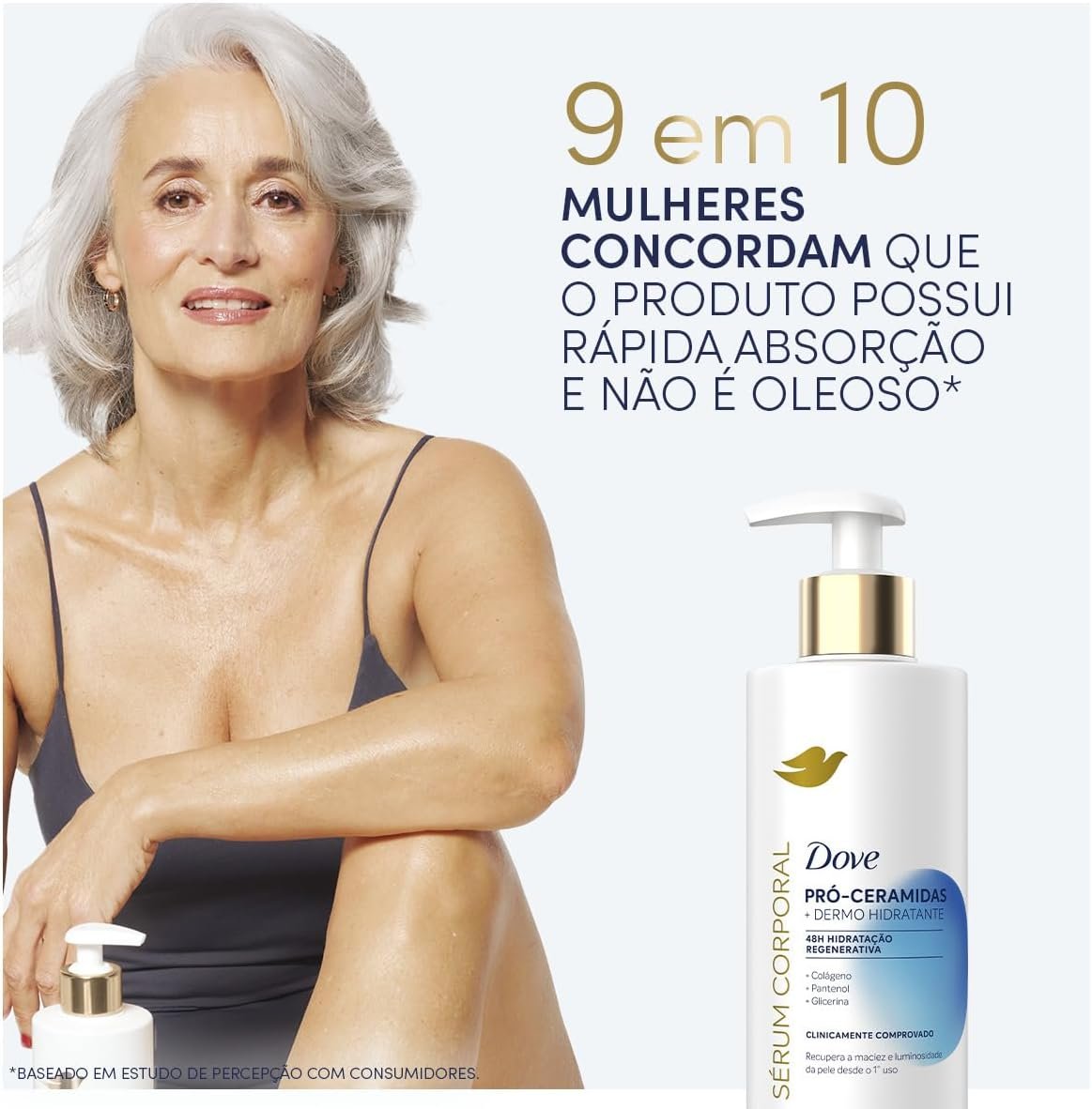 Dove Sérum Hidratante Corporal Pró-Ceramidas + Dermo Hidratante 380ml - Image 3