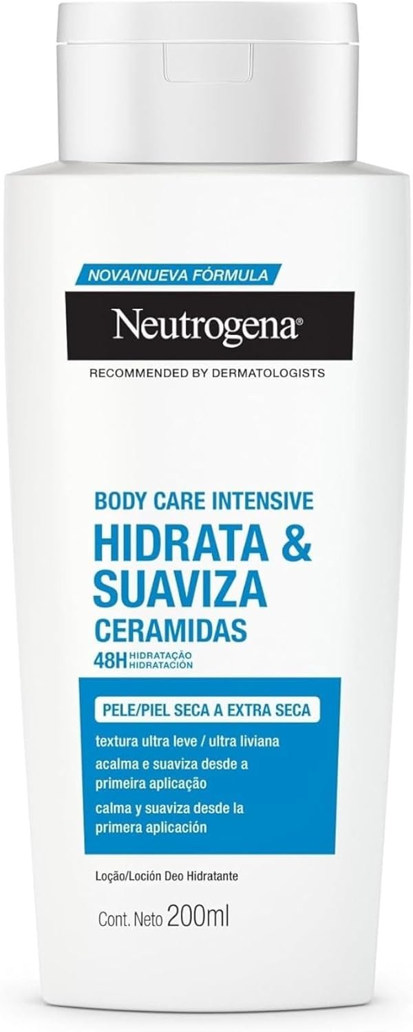 Neutrogena Hidratante Corporal Body Care Intensive Hidrata & Suaviza, 200/400ml
