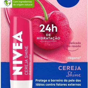 NIVEA Hidratante Labial Cereja Shine 4,8g