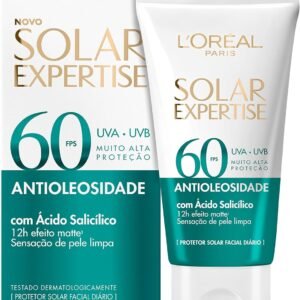 L'Oréal Paris Solar Expertise Protetor Solar Facial Antioleosidade FPS60, 40g